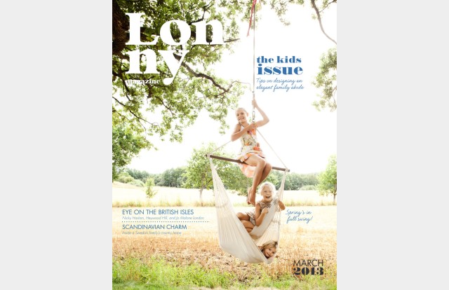 Lonny Magazine. March 2013 issue.